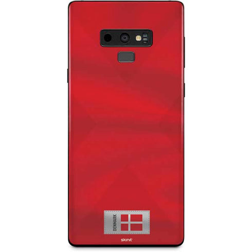 Denmark Soccer Flag Galaxy Note 9 Skin